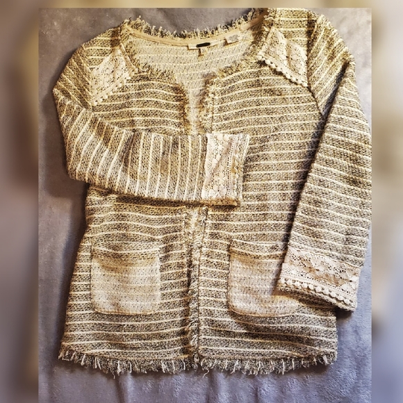 Metallic Tweed Cardigan - Picture 2 of 3